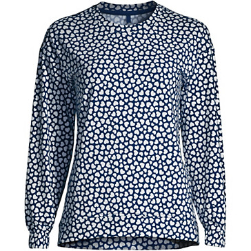 Pyjama-Sweatshirt aus Stretch-Jersey für Damen in Plus-Größe image number 4