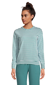 Women's Cosy Brushed Jersey Long Sleeve Loungewear Pyjama Sweatshirt