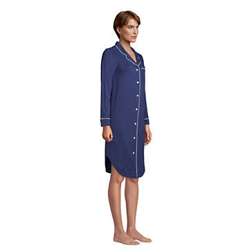 Komfort-Nachthemd aus Stretch-Jersey für Damen in Petite-Größe image number 2
