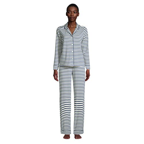 Pyjama Confort 2 Pièces en Jersey de Coton Modal Stretch, Femme  