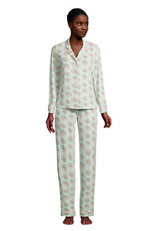 Pyjama Confort 2 Pièces en Jersey de Coton Modal Stretch, Femme