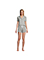 Pyjashort Confort 2 Pièces en Jersey de Coton Modal Stretch, Femme Stature Standard