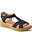 Women's Leather Comfort Casual Wedge Sandals