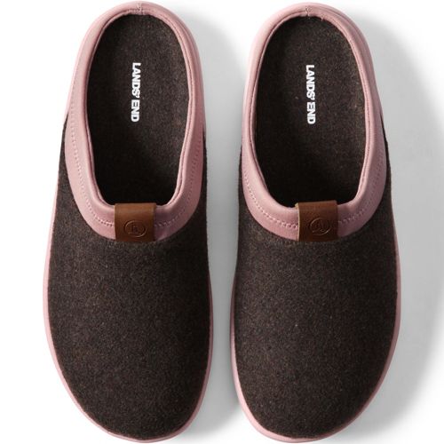 Lands end leather discount slippers