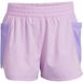 Girls Athletic Side Pocket Active Shorts, Front