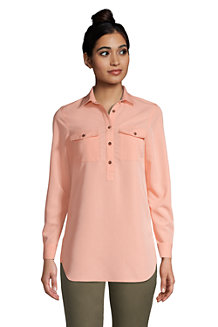 Women's Relaxed Popover Tunic Top