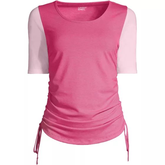 Women's Power Performance Elbow Sleeve Drawstring Top - primary