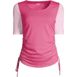 Women's Plus Size Power Performance Elbow Sleeve Drawstring Top, Front