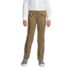 Girls Elastic Waist Pull-On Chino Pants, Front