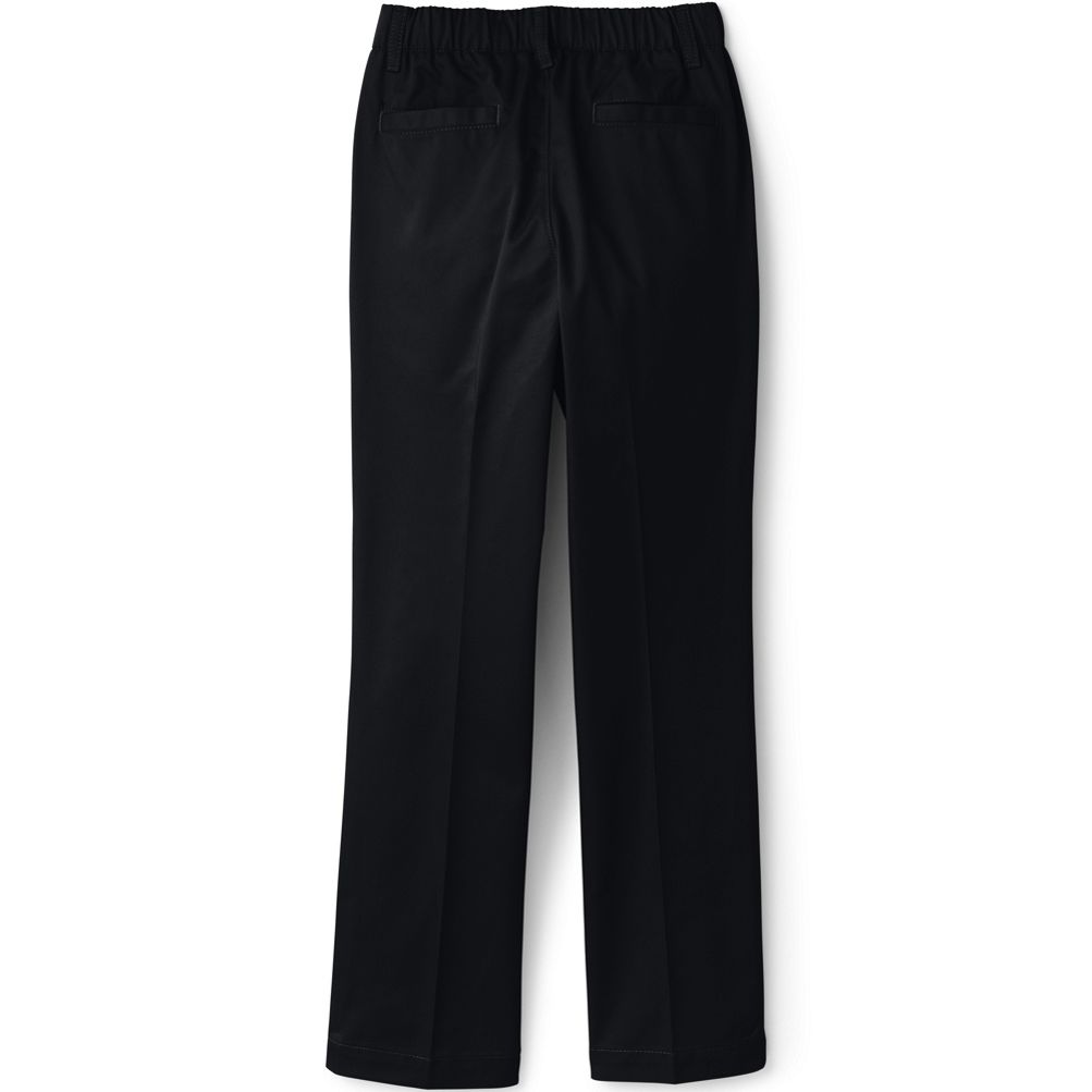 Elastic waist school uniform clearance pants