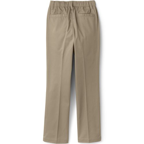 Girls Plain Front Dress Pants