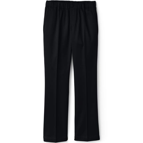 Lands' End Women's School Uniform Regular Mid Rise Chino Crop Pants