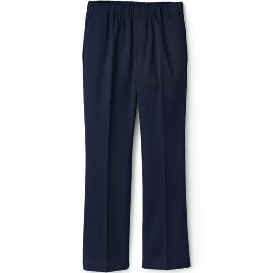 Girls Elastic Waist Pull-On Chino Pants - primary