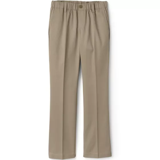 Girls Elastic Waist Pull-On Chino Pants - primary