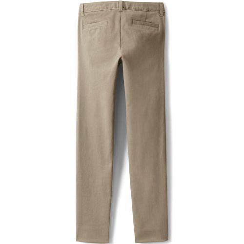 School Khaki Pants for Girls | Lands' End