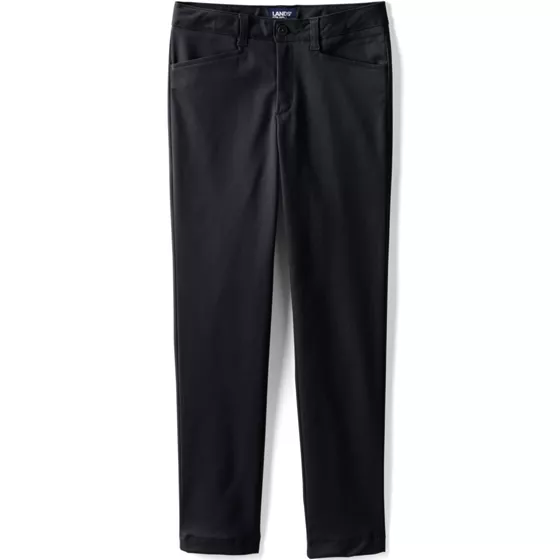 School Uniform Girls Slim Fit Stretch Chino Pants - primary