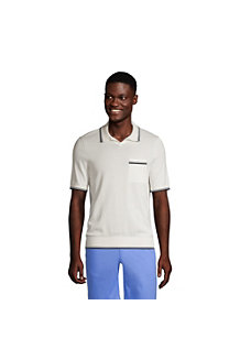 Men's Supima Polo Jumper with Pocket