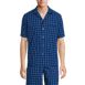 Men's Short Sleeve Poplin Pajama Shirt, Front