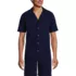 Men's Tall Short Sleeve Essential Pajama Shirt, Front