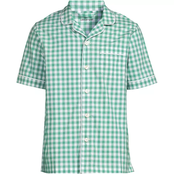 Men's Short Sleeve Essential Pajama Shirt - primary