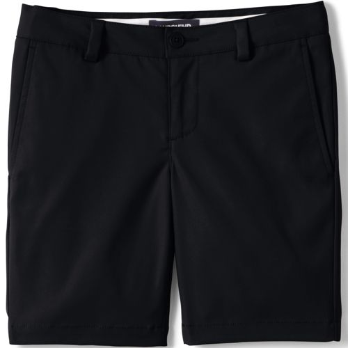 Girls black hot sale chino shorts