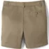 Girls Plain Front Blend Chino Shorts, Back