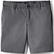 Girls Plain Front Blend Chino Shorts, Front