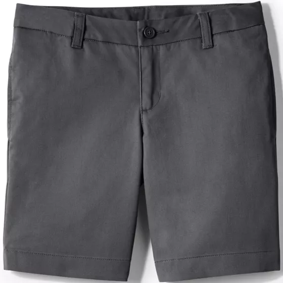 Juniors Plain Front Blend Chino Shorts - primary