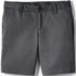 Girls Plain Front Blend Chino Shorts, Front