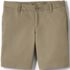 School Uniform Girls Plain Front Blend Chino Shorts, Front