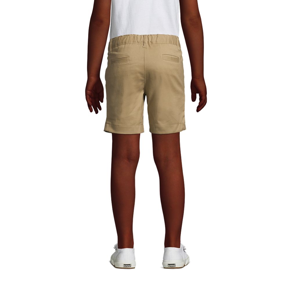 Girls Stretch Chino Bermuda Shorts | Lands' End