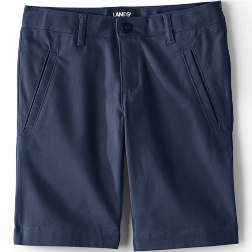 【U LAN】Girls Front Lettering Bermuda Pants School Uniform Girls Flat Front Bermuda Shorts by Becky