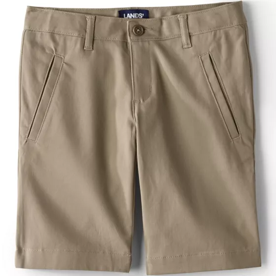 School Uniform Girls Stretch Chino Bermuda Shorts - primary