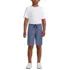 Kids Husky Pull On Chambray Elastic Waist Shorts, alternative image
