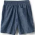 Kids Husky Pull On Chambray Elastic Waist Shorts, Back