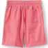 Kids Husky Pull On Chambray Elastic Waist Shorts, Back