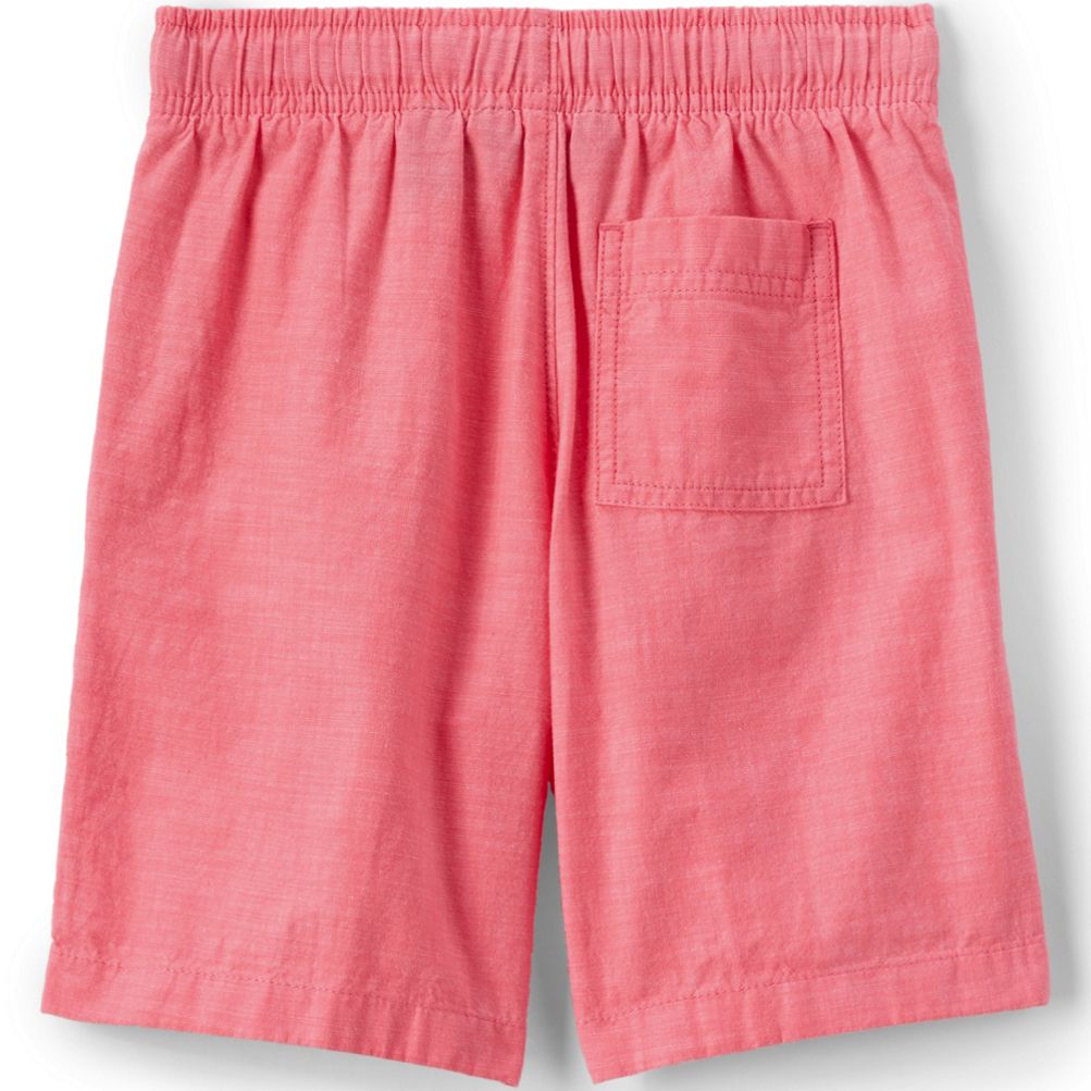 Koton Shorts Linen Blend Flower Printed Elastic Waistband, Pantaloncini Bimba 0-24, Orangemuster (2d0 - 10