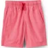 Kids Husky Pull On Chambray Elastic Waist Shorts, Front