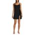 Women's Chlorine Resistant Sweetheart Swim Dress One Piece Swimsuit, Front