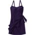 Women's Plus Size Chlorine Resistant Sweetheart Swim Dress One Piece Swimsuit, alternative image