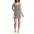 Women's D-Cup Chlorine Resistant Sweetheart Swim Dress One Piece Swimsuit, Front