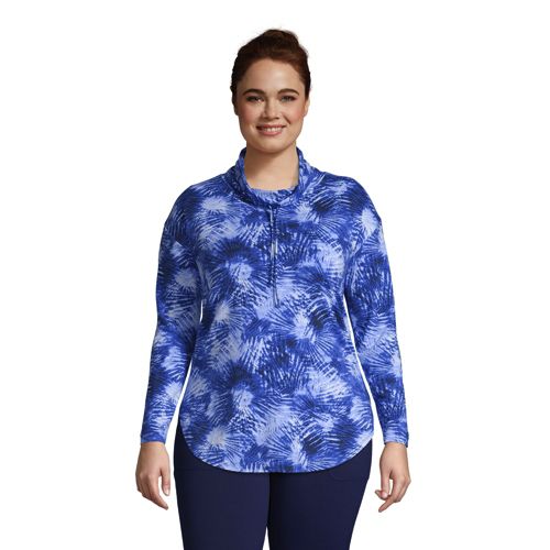 Blue Workout Shirt, Active Wear, Long Sleeve Shirt, Yoga Shirt, Sustainable  Clothing, Sport Shirt for Women, Plus Size Clothes -  Denmark
