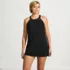 Women's Plus Size High Neck Swim Dress Swimsuit, Front