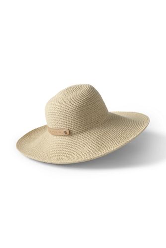 Women's Crochet Straw Sun Hat