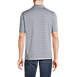 Men's Rapid Dry Short Sleeve Striped Polo Shirt, Back