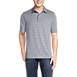 Men's Rapid Dry Short Sleeve Striped Polo Shirt, Front