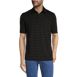 Men's Rapid Dry Short Sleeve Striped Polo Shirt, Front