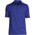 Men's Rapid Dry Short Sleeve Striped Polo Shirt, Front