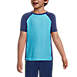 Boys Short Sleeve Colorblock Active Performance Tee, Front