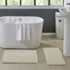 Cannon Cotton Striped Reversible Soft-Touch Bath Rug 2 piece set, alternative image